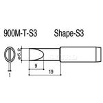 HAKKO Soldering Tips 900M-T-S3, Tip for the 900M/907